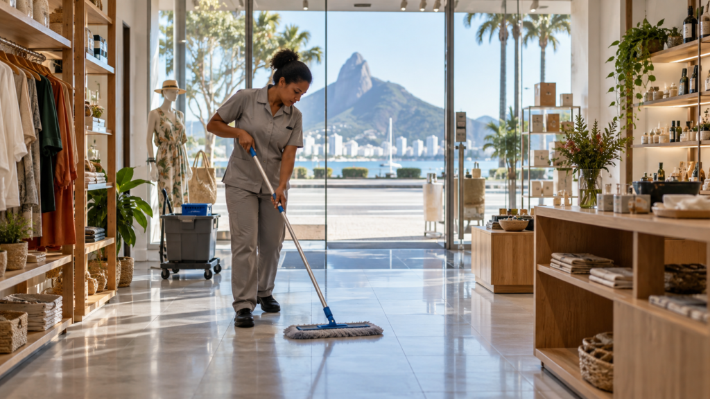Limpeza de lojas no Rio de Janeiro: como definir a rotina e contratar