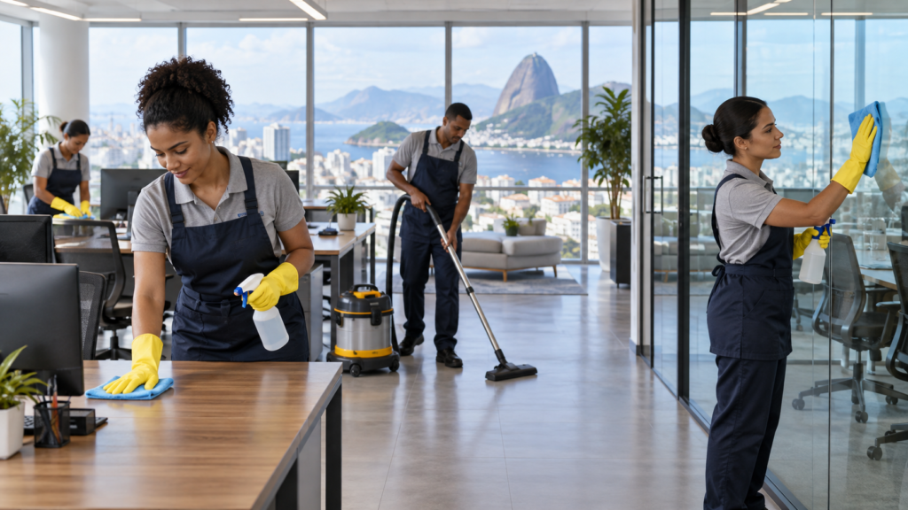 Limpeza de escritório no Rio de Janeiro: checklist para contratar o serviço
